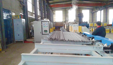 stainless steel hardening tempering line