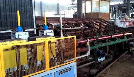 steel tube heating for rolling