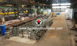 Stainless steel hardening and tempering line
