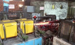 Steel billet induction reheating furnace