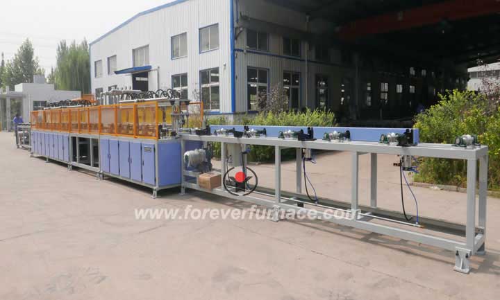 Heating furnace for seamless tube rolling