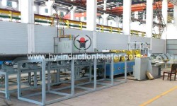 Steel pipe induction quenching production line