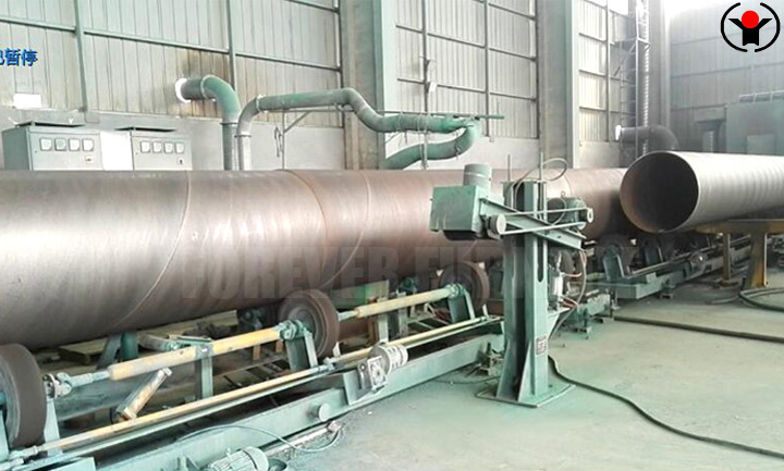 Characteristics of steel pipe spraying equipment