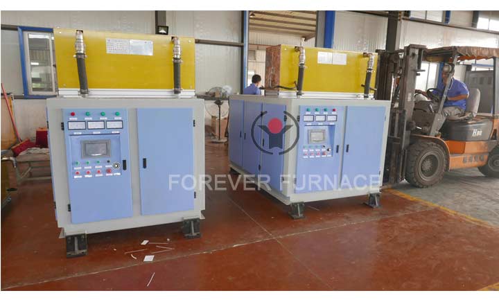 Aluminum bar medium frequency heating furnace