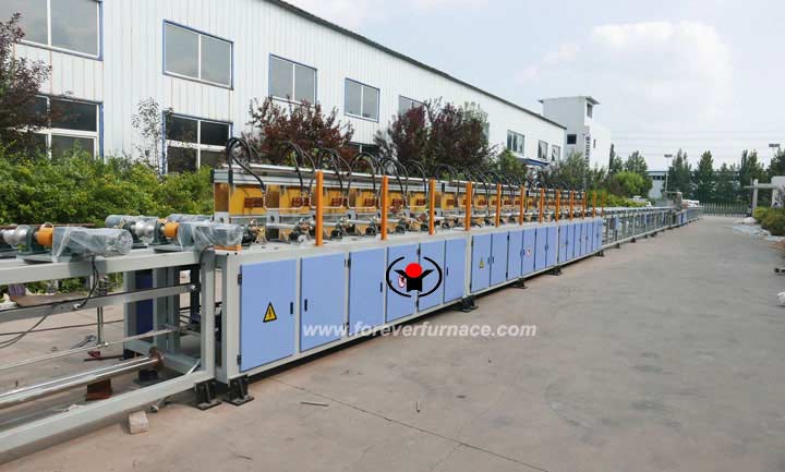 long bar induction heat treatment machine