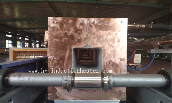 The induction heating furnace for continuous casting billets
