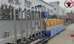 Oil drill pipe heat treatment equipment