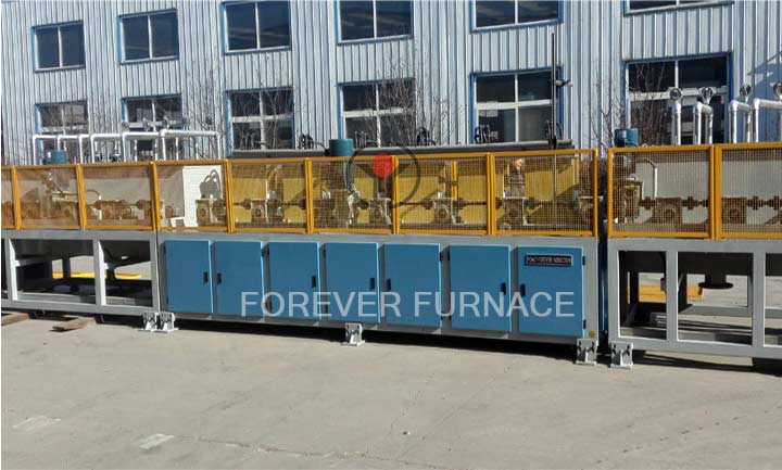 Copper tube heating furnace