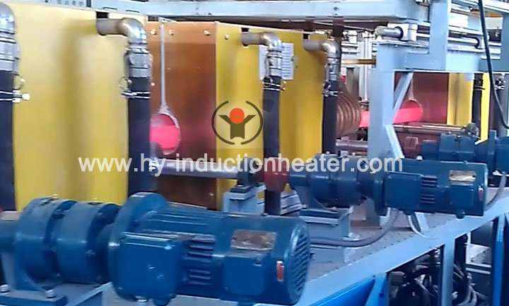 Oil drill tube induction heat treatment furnace
