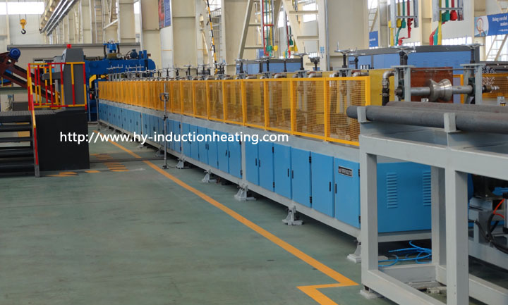 Bar induction heating machine for forging