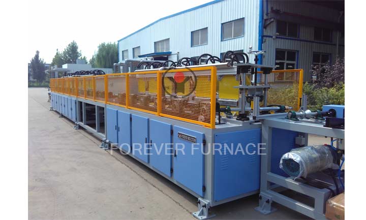 Steel pipe quenching production line