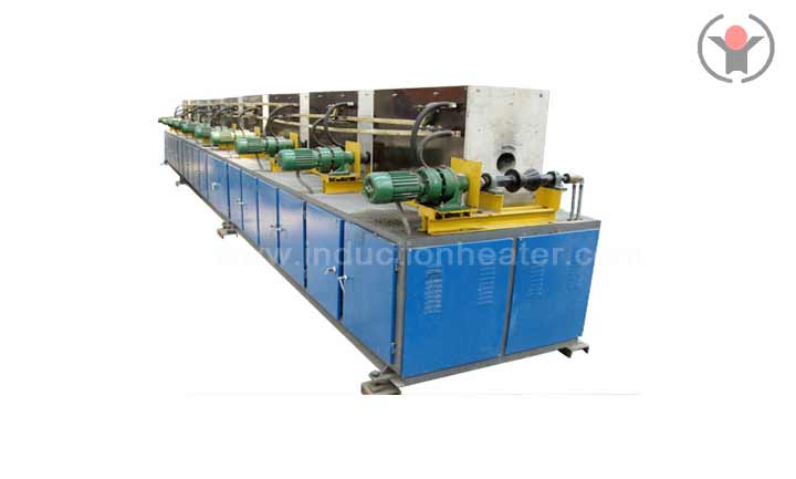 Round steel hardening and tempering heat treatment furnace