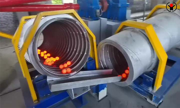 Steel ball hot rolling & forging production line