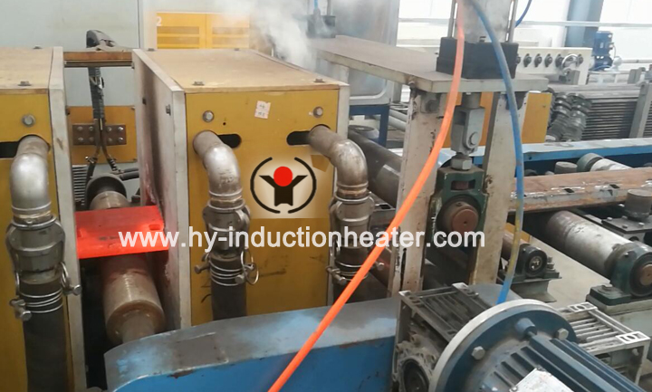 Slab induction heating