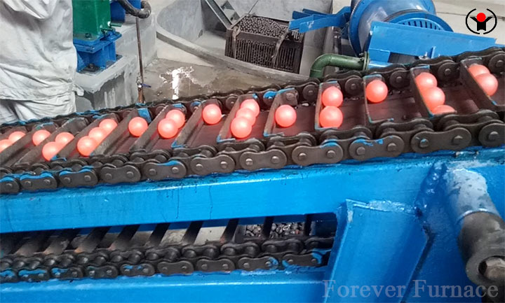 steel ball hot rolling heating equipment