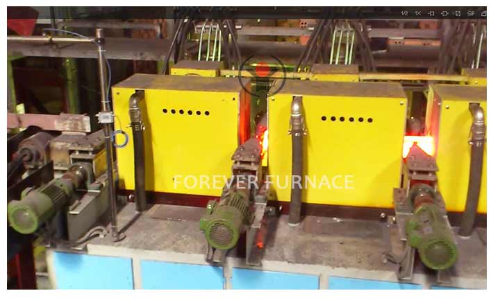 Steel billet induction heating electric furnace