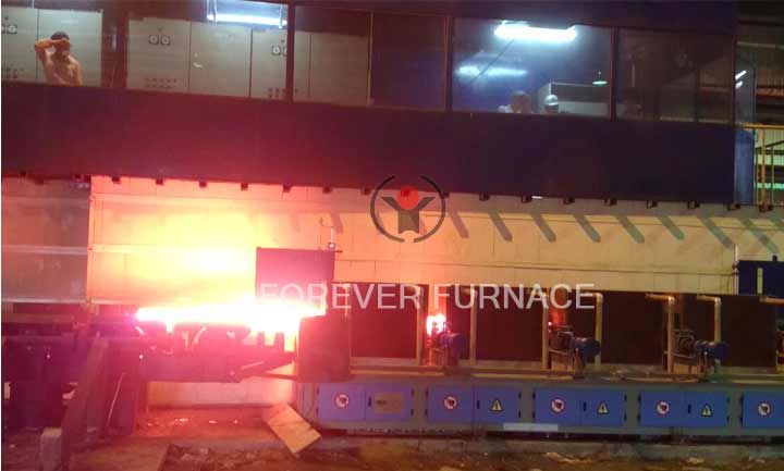 Customizable steel billets induction heating furnace