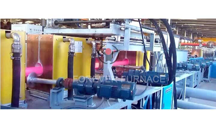 Composite steel pipe induction hardening furnace