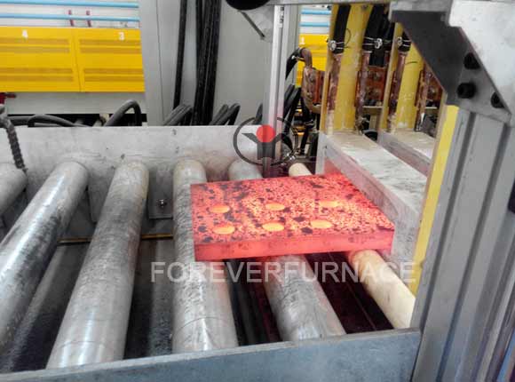 Steel plate induction heat treatment advanced process