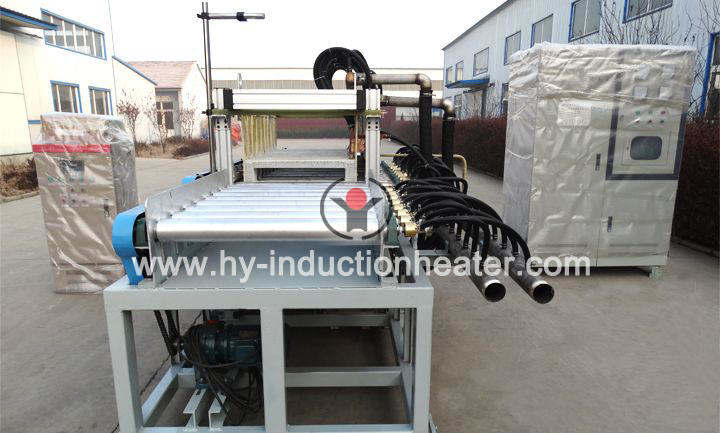 Steel sheet induction heat treatment furnace